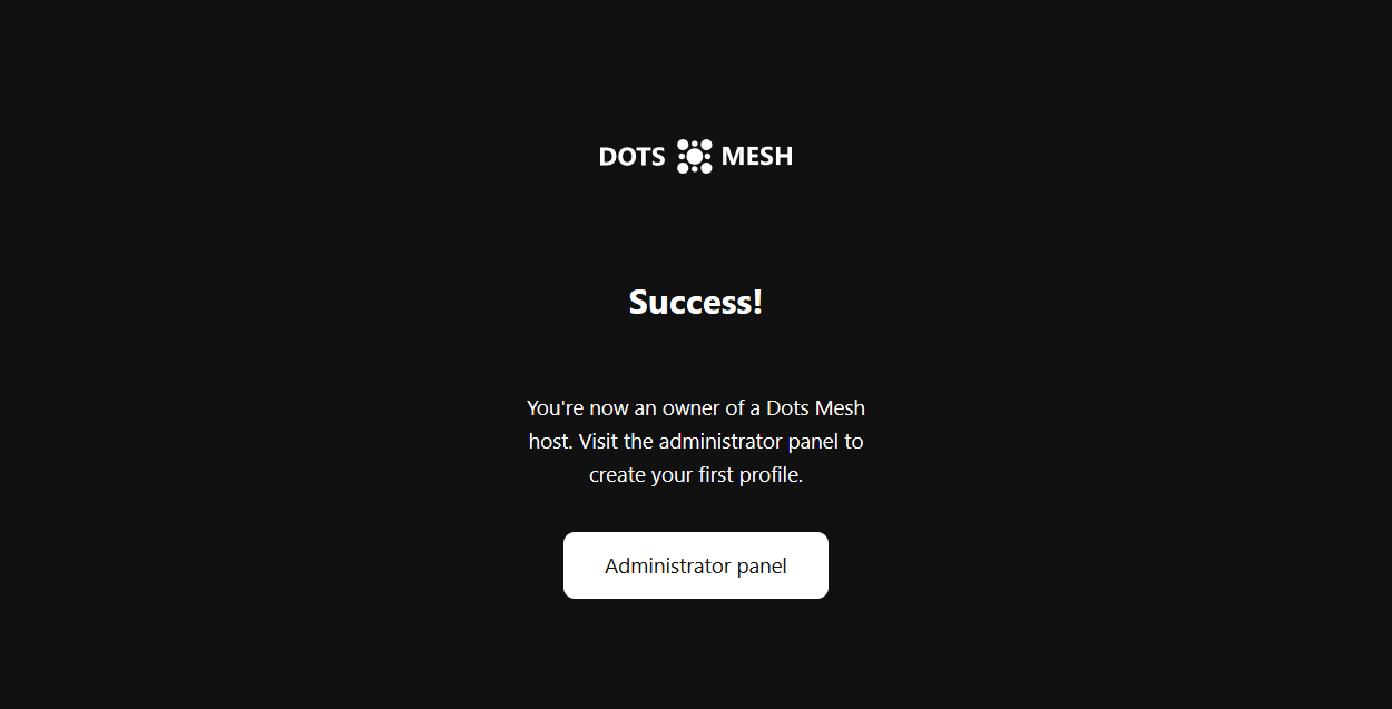 Self-host your Dots Mesh profiles and groups